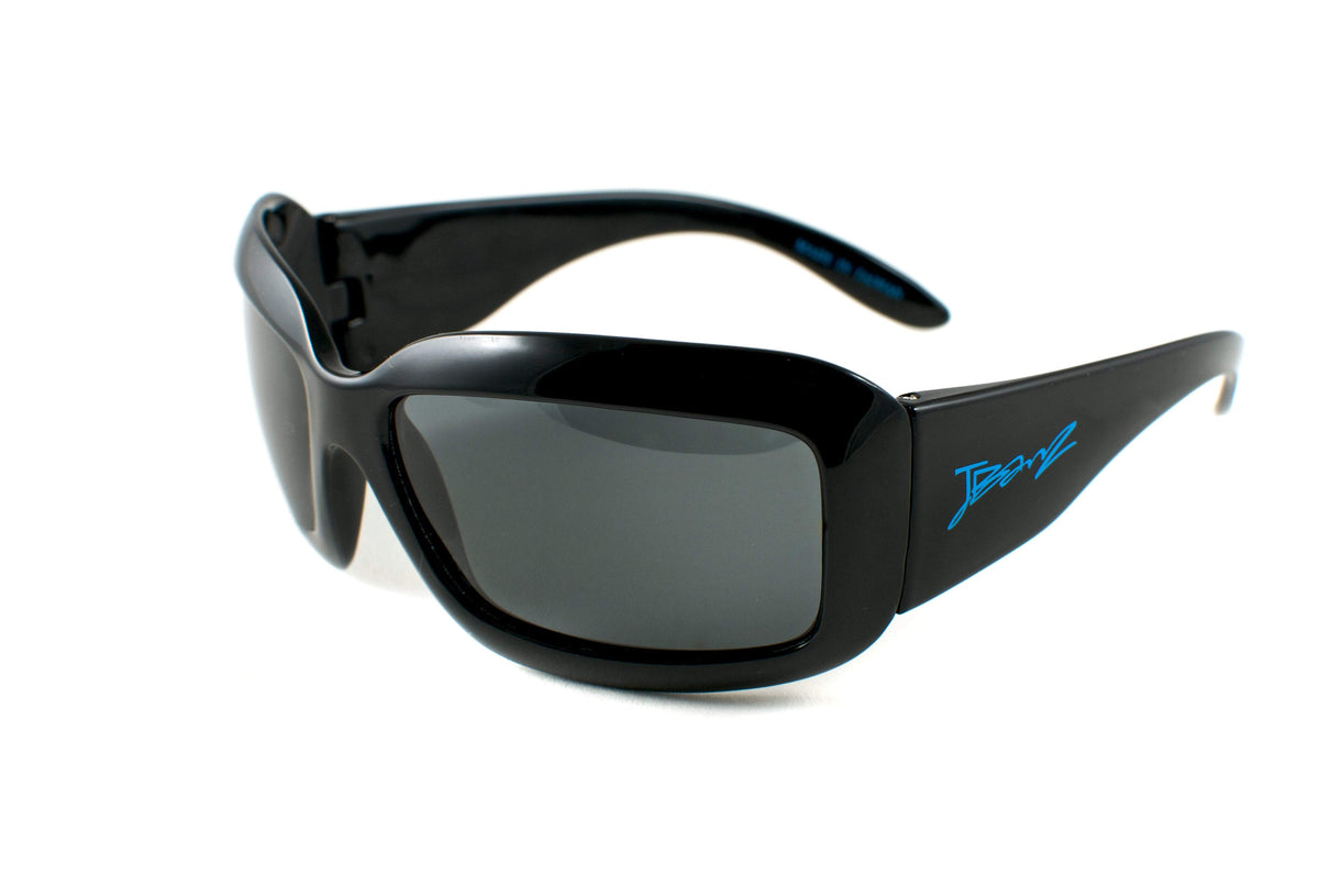 BANZ kids square wrap around sunglasses in Black with UV protection