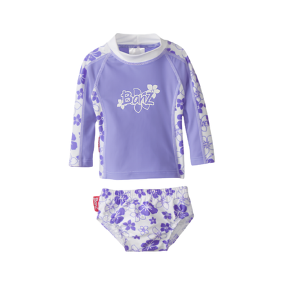 Conjunto de Rashguard y Pañal de Natación para Bebés y Niños Pequeños