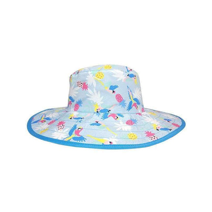 Baby BANZ UPF 50+ sun hat in Blue Fin Frenzy for outdoor sun protection