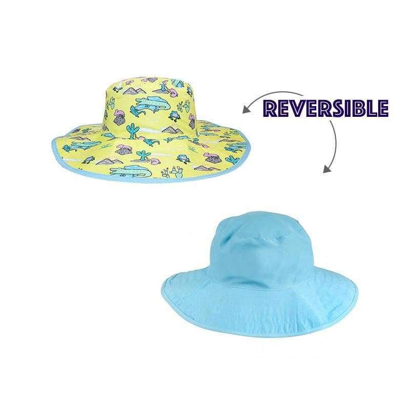 Baby BANZ UPF 50+ sun hat in Pink Floral for outdoor sun protection