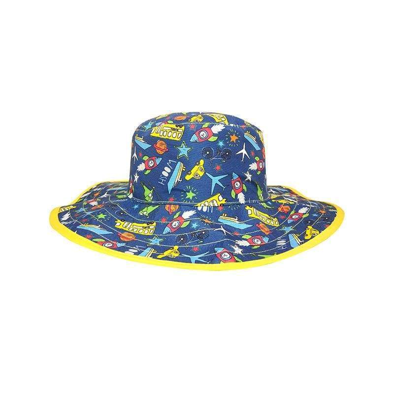 Baby BANZ UPF 50+ sun hat in Navy Octopus for outdoor sun protection