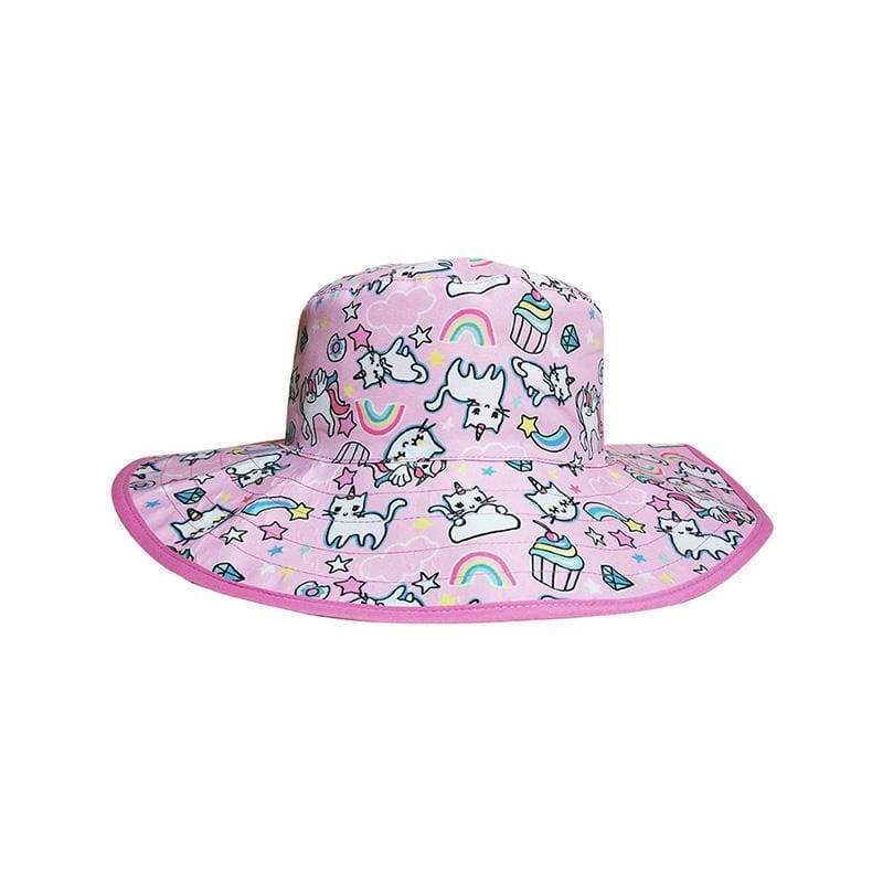 Baby BANZ UPF 50+ sun hat in Pink Sun Blossom for outdoor sun protection