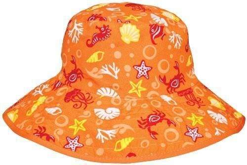 BANZ kids UPF 50+ sun hat in Green Tide for outdoor sun protection
