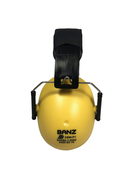 BANZ kids sensory earmuffs in Navy with NRR 26 dB passive hearing protection