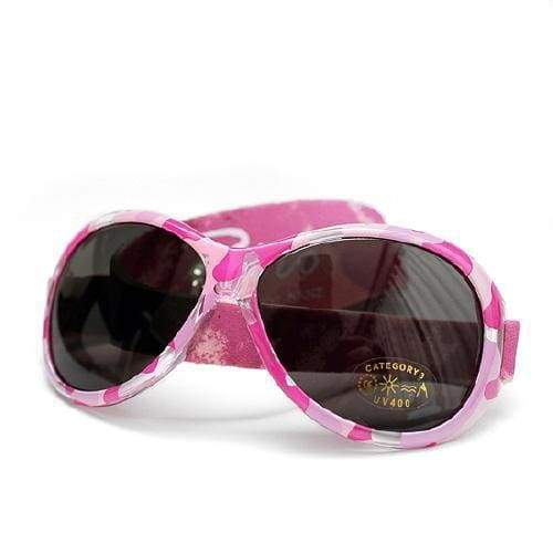 Baby BANZ wrap around sunglasses in Jungle Green with UV protection