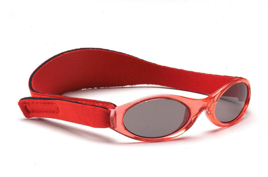 Toddler BANZ Bubzee wrap around sunglasses in Red with UV protection